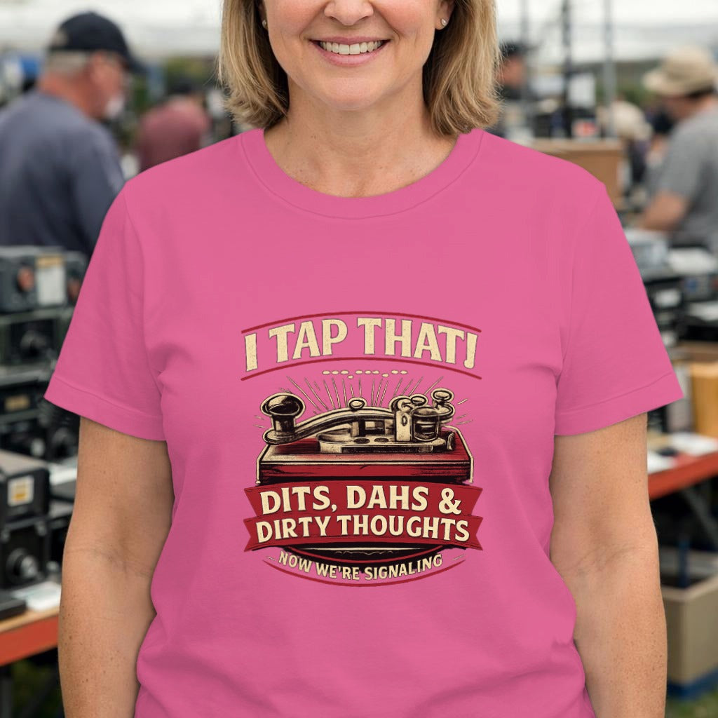 Morse Code Tapping T-Shirt