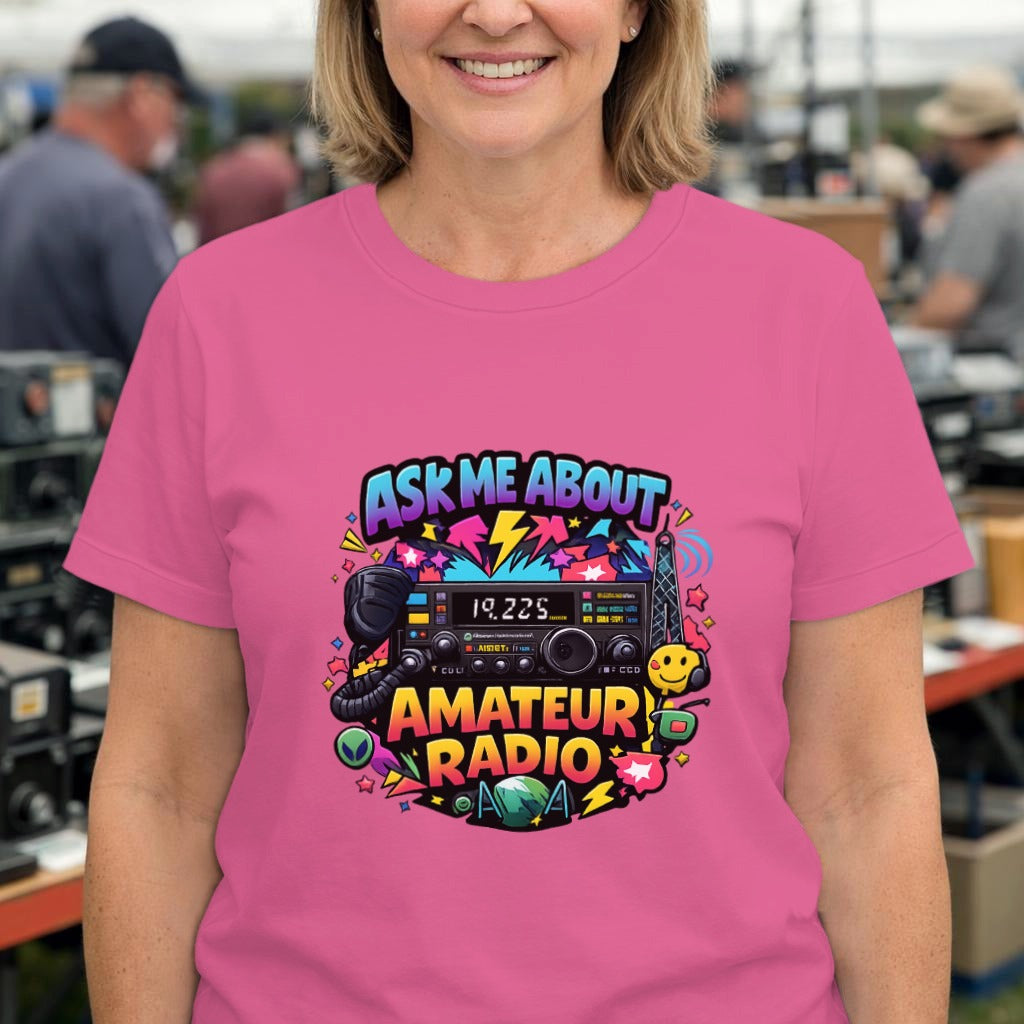 Ask Me About Amateur Radio T-Shirt