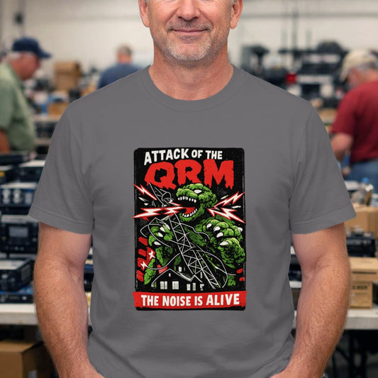 Attack of the QRM Tee - Vintage Monster Radio Shirt (“The Noise Is Alive”)