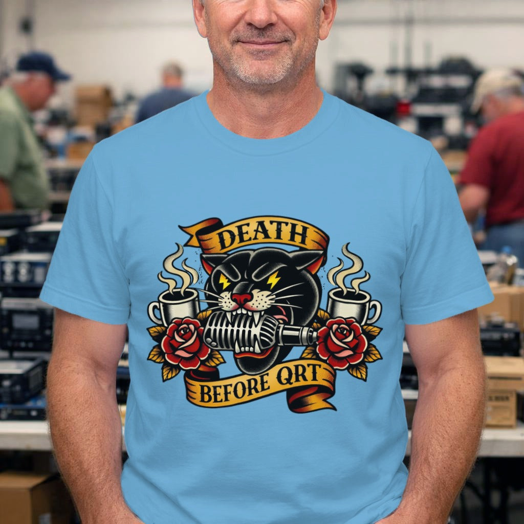 Death Before QRT Tattoo-Style Graphic Tee