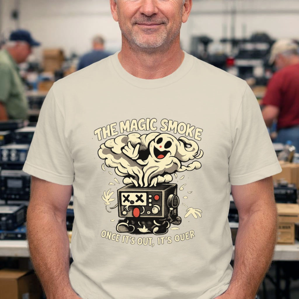 "The Magic Smoke" Retro Ham Tee