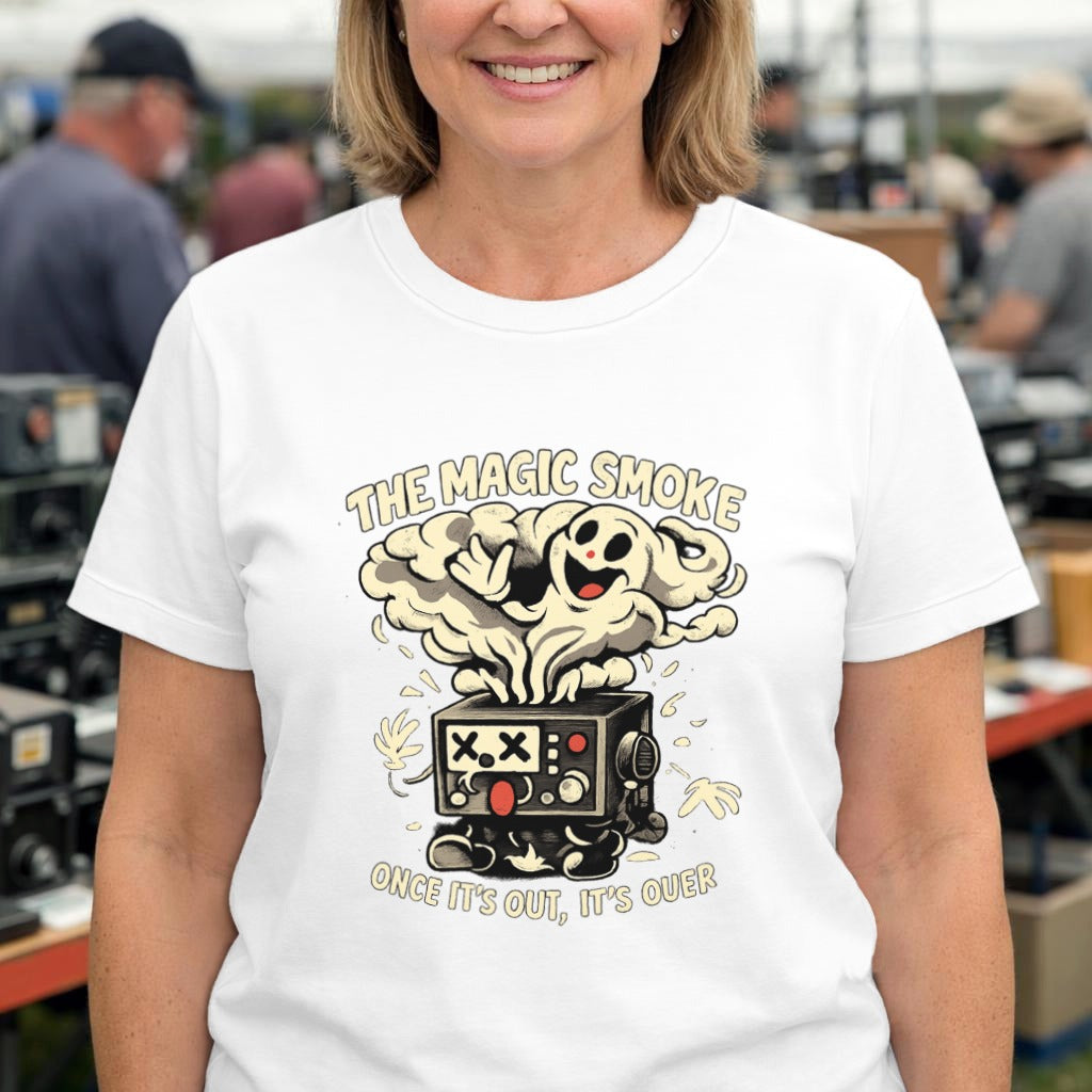 "The Magic Smoke" Retro Ham Tee