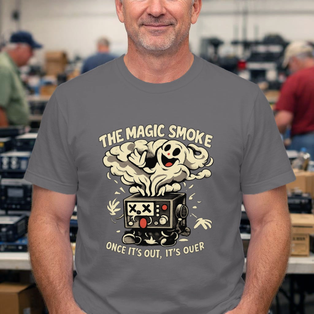 "The Magic Smoke" Retro Ham Tee