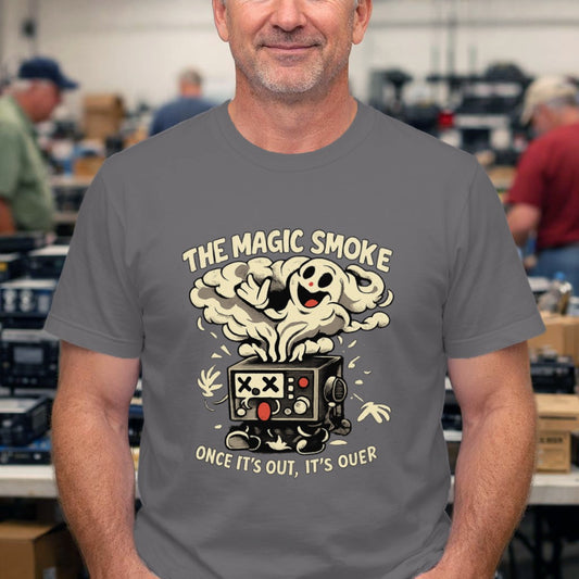 "The Magic Smoke" Retro Ham Tee