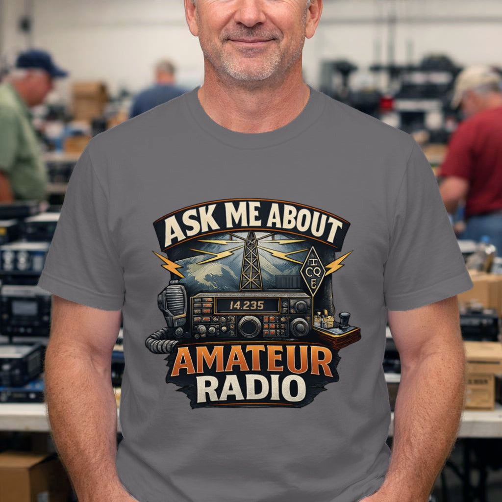 Ask Me About Amateur Radio T-Shirt