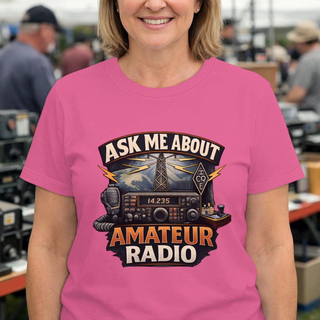 Ask Me About Amateur Radio T-Shirt