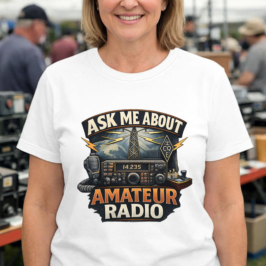 Ask Me About Amateur Radio T-Shirt