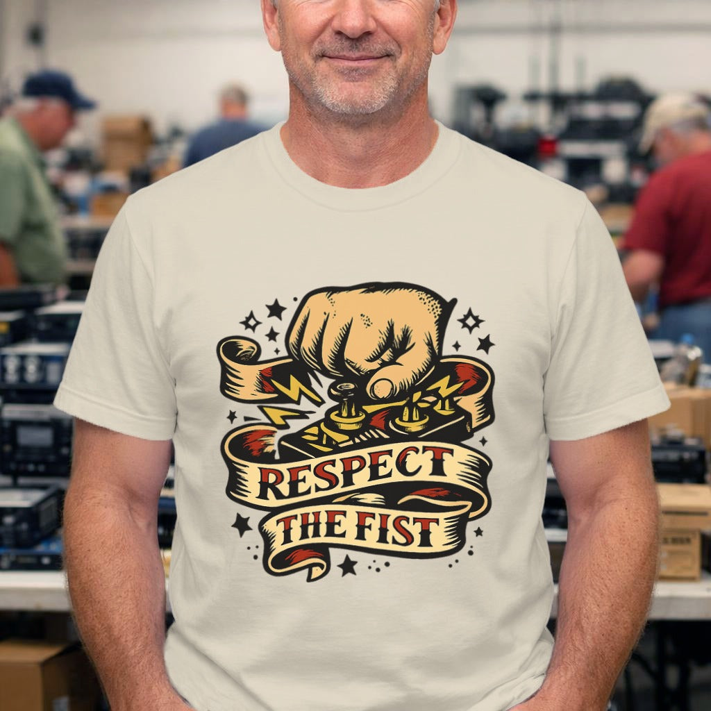 Respect The Fist T-Shirt — Vintage Fist Graphic Tee