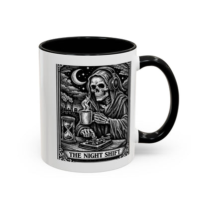 The Night Shift Ham Skull Coffee Mug — Gothic Accent 11/15oz