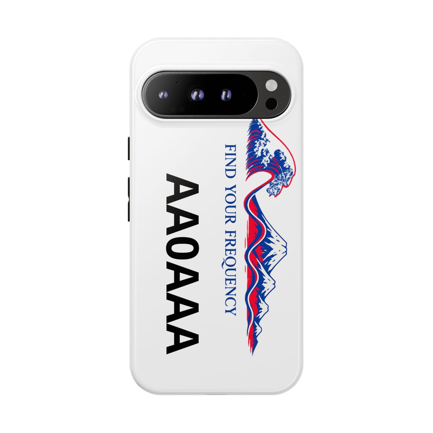 Phone Case — "Find Your Frequency" Graphic Protective Case (Custom Text Option)