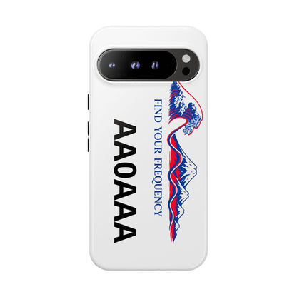 Phone Case — "Find Your Frequency" Graphic Protective Case (Custom Text Option)