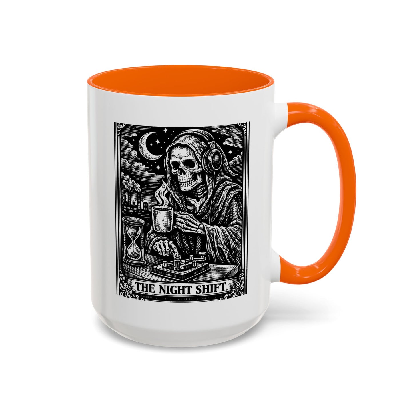 The Night Shift Ham Skull Coffee Mug — Gothic Accent 11/15oz