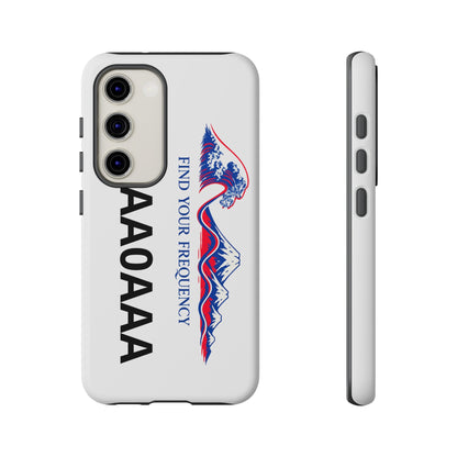 Phone Case — "Find Your Frequency" Graphic Protective Case (Custom Text Option)