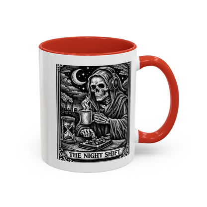The Night Shift Ham Skull Coffee Mug — Gothic Accent 11/15oz