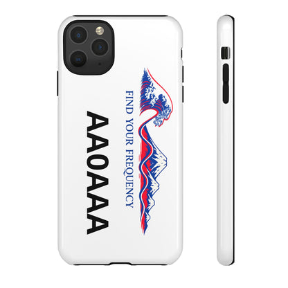 Phone Case — "Find Your Frequency" Graphic Protective Case (Custom Text Option)