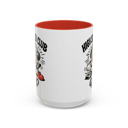 High Speed Club Accent Ham Coffee Mug — Retro DJ Cartoon 11/15oz