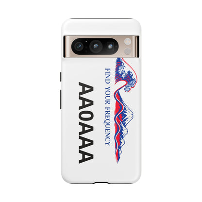 Phone Case — "Find Your Frequency" Graphic Protective Case (Custom Text Option)