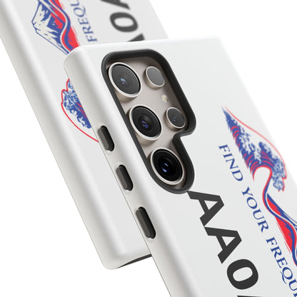 Phone Case — "Find Your Frequency" Graphic Protective Case (Custom Text Option)