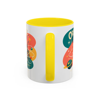 Orbital Brew Coffee Mug - Retro Space Coffee Pot Accent Mug (11/15oz)