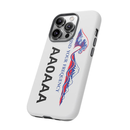 Phone Case — "Find Your Frequency" Graphic Protective Case (Custom Text Option)