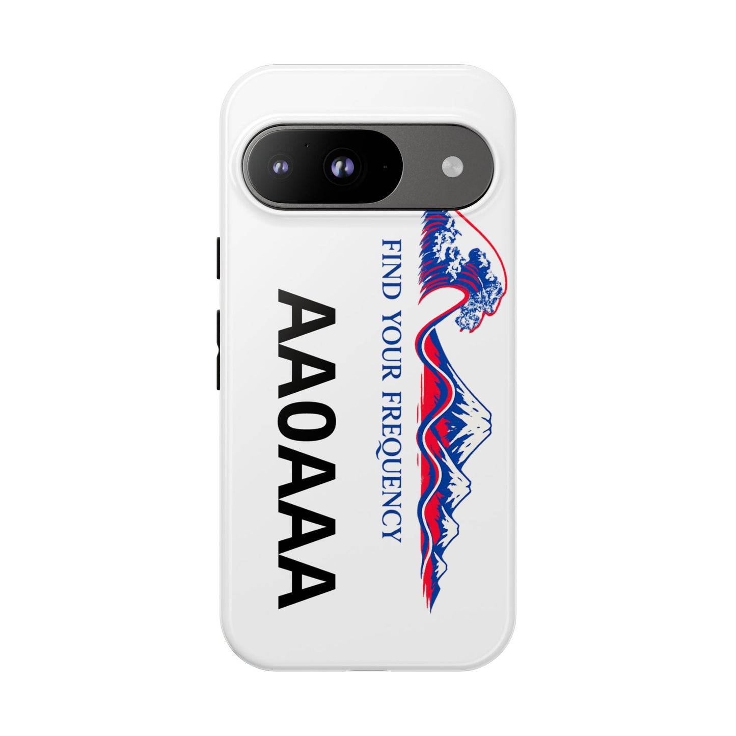 Phone Case — "Find Your Frequency" Graphic Protective Case (Custom Text Option)