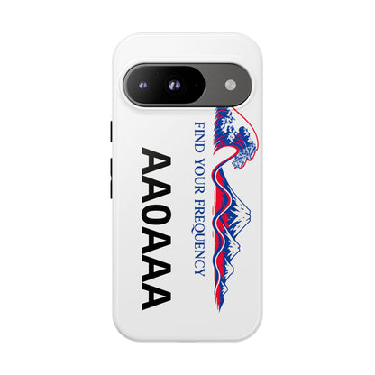 Phone Case — "Find Your Frequency" Graphic Protective Case (Custom Text Option)