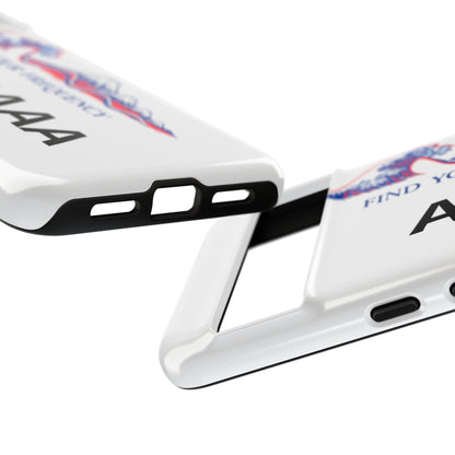 Phone Case — "Find Your Frequency" Graphic Protective Case (Custom Text Option)