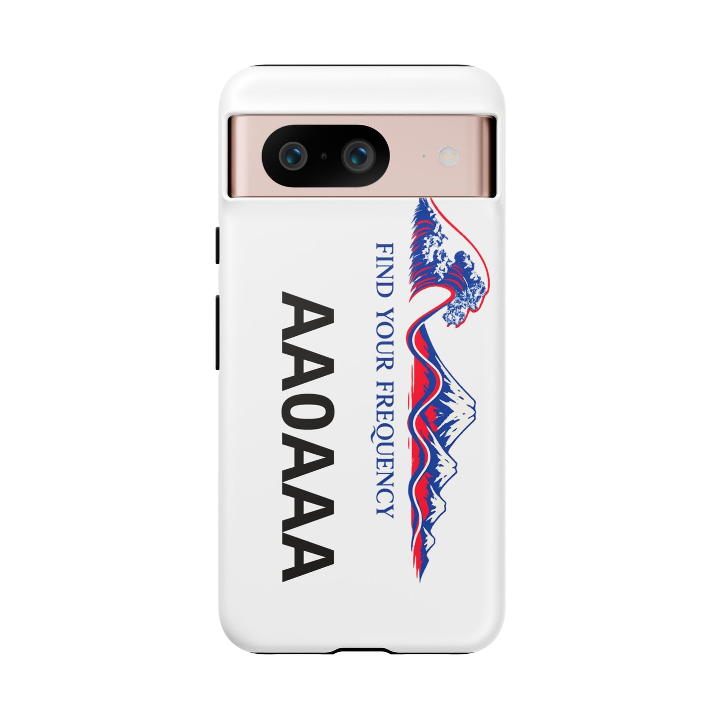 Phone Case — "Find Your Frequency" Graphic Protective Case (Custom Text Option)