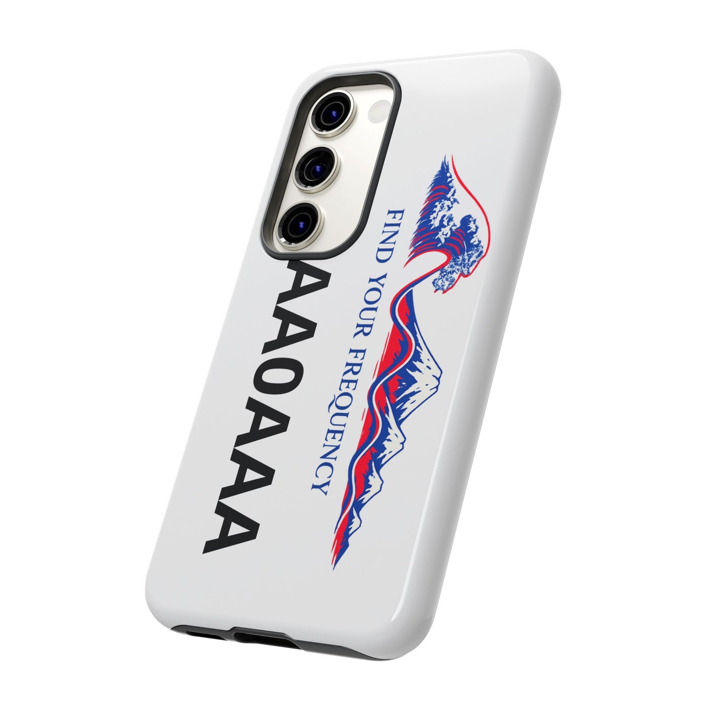 Phone Case — "Find Your Frequency" Graphic Protective Case (Custom Text Option)