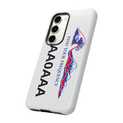 Phone Case — "Find Your Frequency" Graphic Protective Case (Custom Text Option)