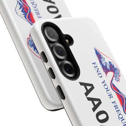 Phone Case — "Find Your Frequency" Graphic Protective Case (Custom Text Option)