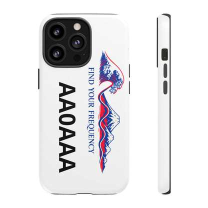 Phone Case — "Find Your Frequency" Graphic Protective Case (Custom Text Option)
