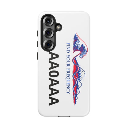 Phone Case — "Find Your Frequency" Graphic Protective Case (Custom Text Option)