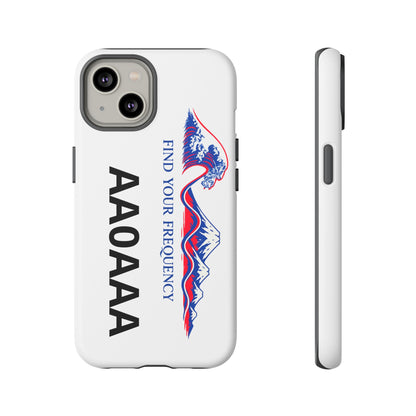 Phone Case — "Find Your Frequency" Graphic Protective Case (Custom Text Option)