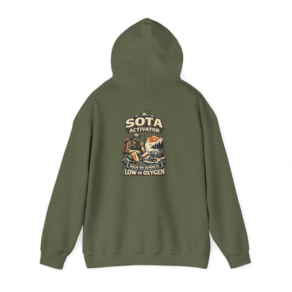 Respect the Fist Hoodie — SOTA Activator Mountain Adventure Pullover