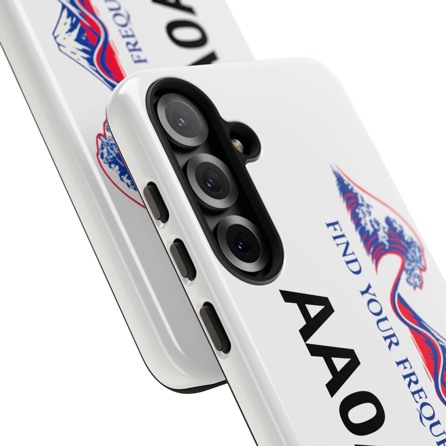 Phone Case — "Find Your Frequency" Graphic Protective Case (Custom Text Option)