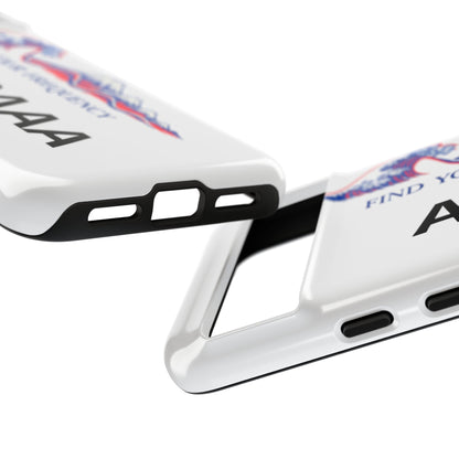 Phone Case — "Find Your Frequency" Graphic Protective Case (Custom Text Option)