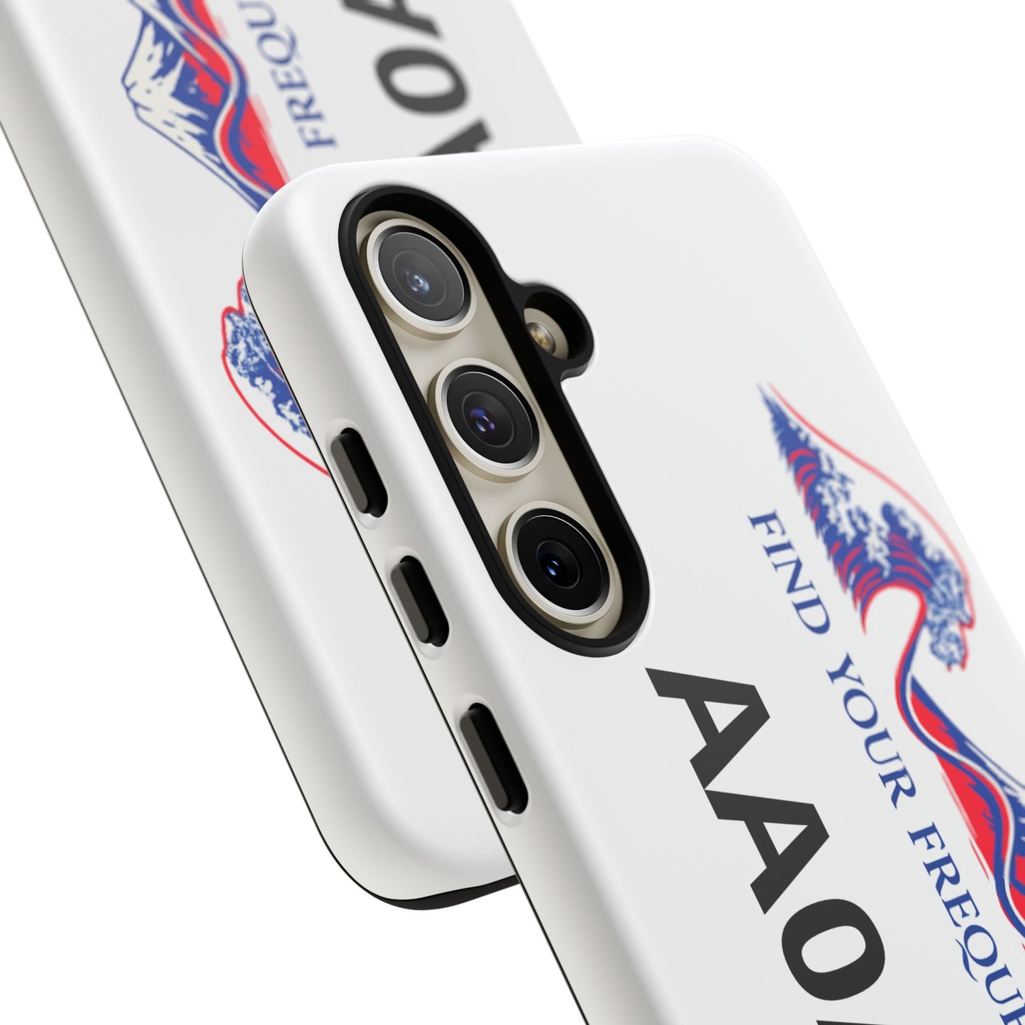 Phone Case — "Find Your Frequency" Graphic Protective Case (Custom Text Option)