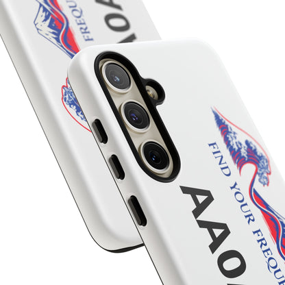 Phone Case — "Find Your Frequency" Graphic Protective Case (Custom Text Option)