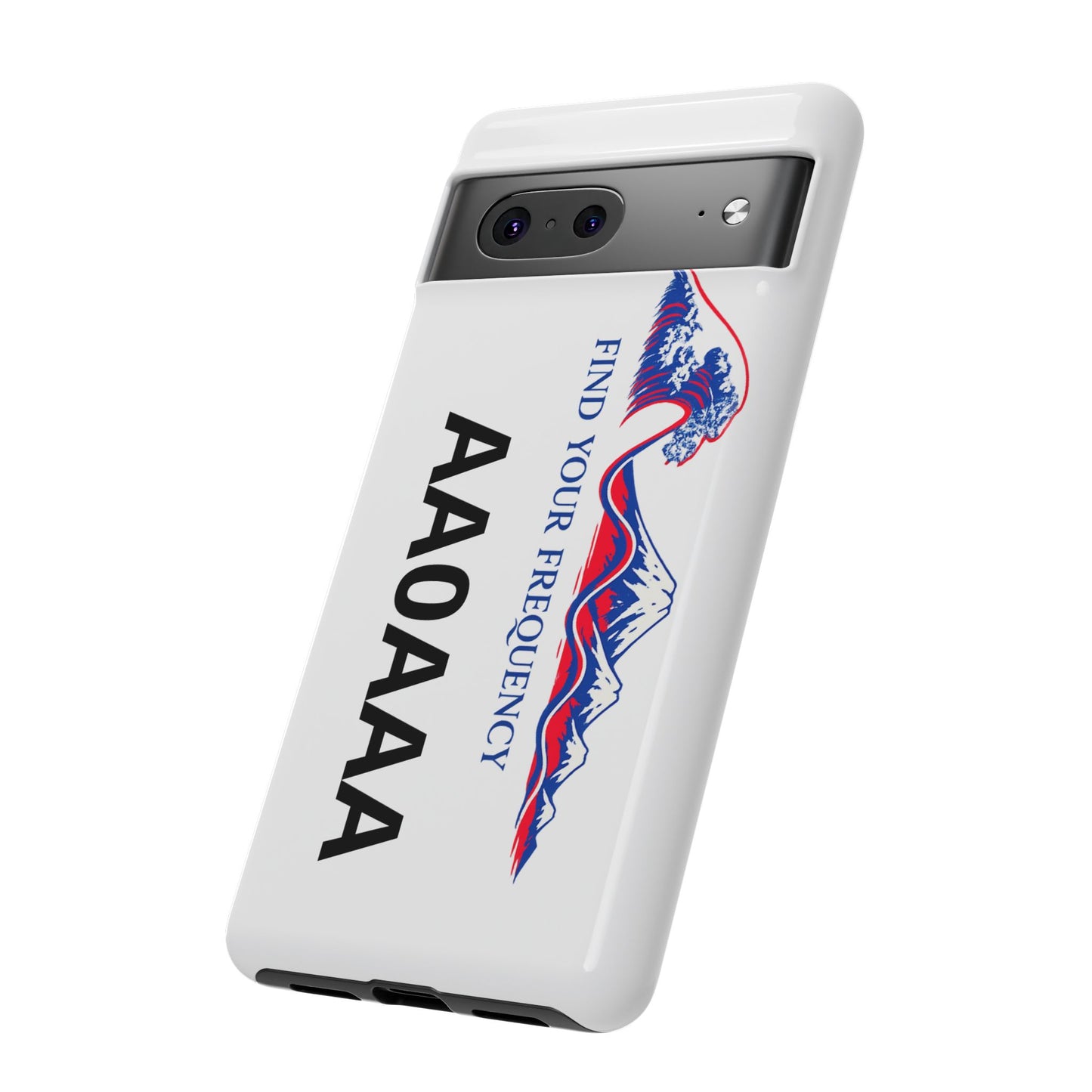 Phone Case — "Find Your Frequency" Graphic Protective Case (Custom Text Option)