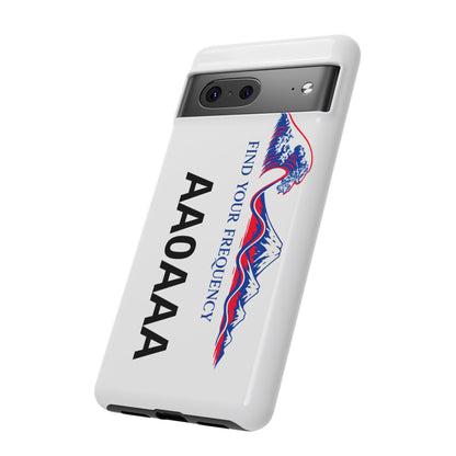 Phone Case — "Find Your Frequency" Graphic Protective Case (Custom Text Option)