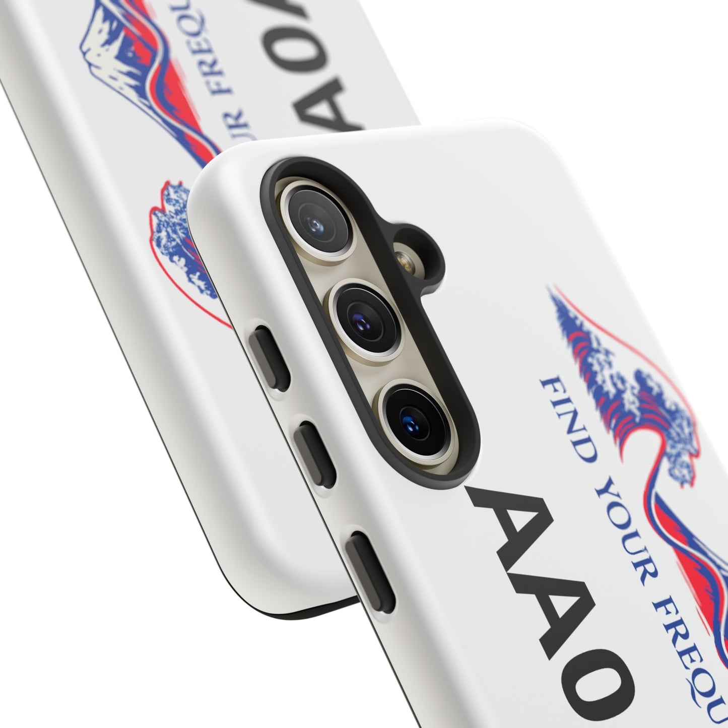 Phone Case — "Find Your Frequency" Graphic Protective Case (Custom Text Option)