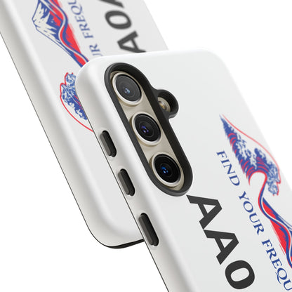 Phone Case — "Find Your Frequency" Graphic Protective Case (Custom Text Option)