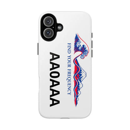 Phone Case — "Find Your Frequency" Graphic Protective Case (Custom Text Option)