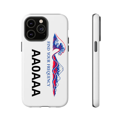 Phone Case — "Find Your Frequency" Graphic Protective Case (Custom Text Option)