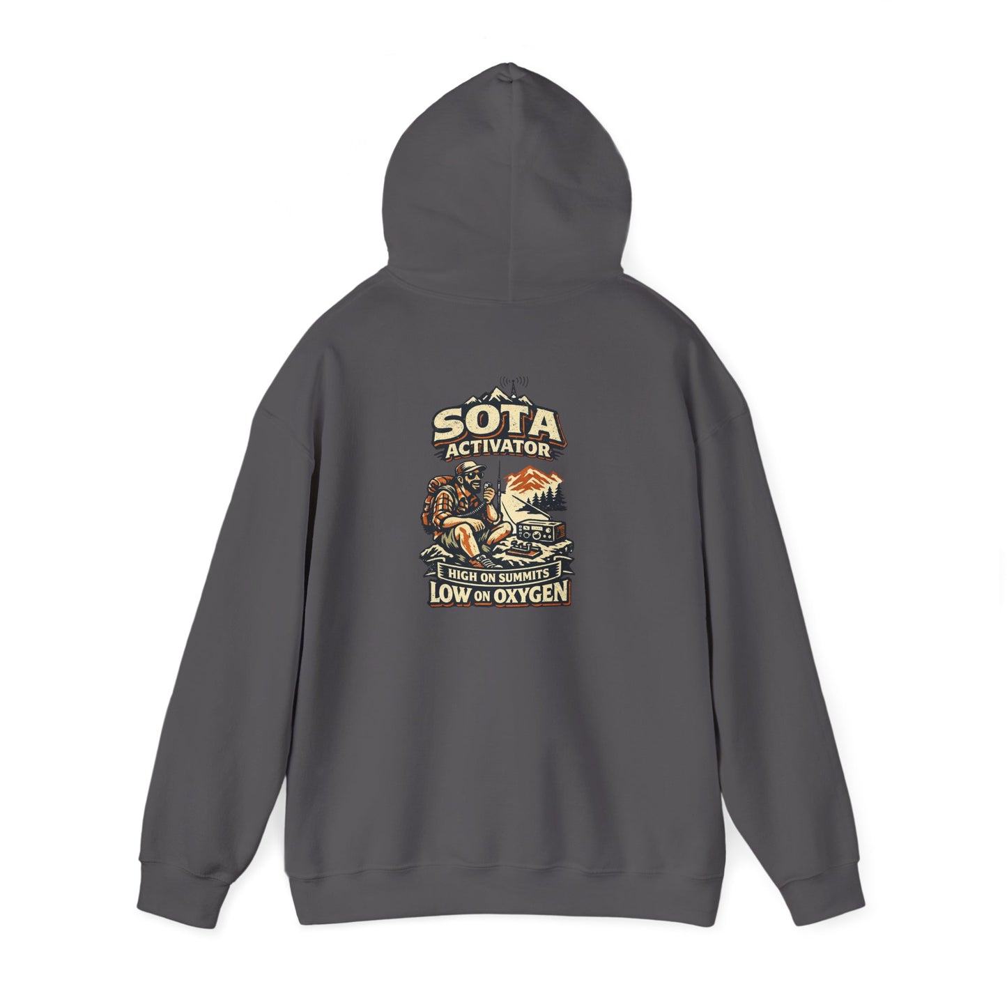 Respect the Fist Hoodie — SOTA Activator Mountain Adventure Pullover