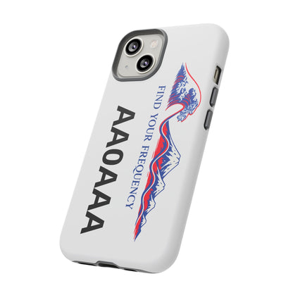 Phone Case — "Find Your Frequency" Graphic Protective Case (Custom Text Option)