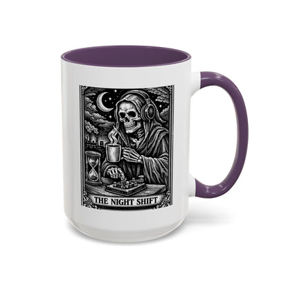 The Night Shift Ham Skull Coffee Mug — Gothic Accent 11/15oz