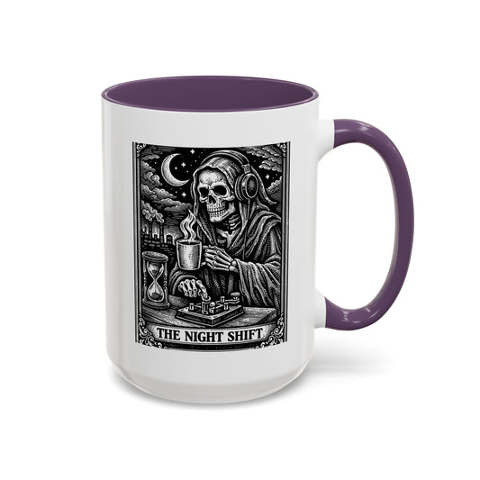 The Night Shift Ham Skull Coffee Mug — Gothic Accent 11/15oz