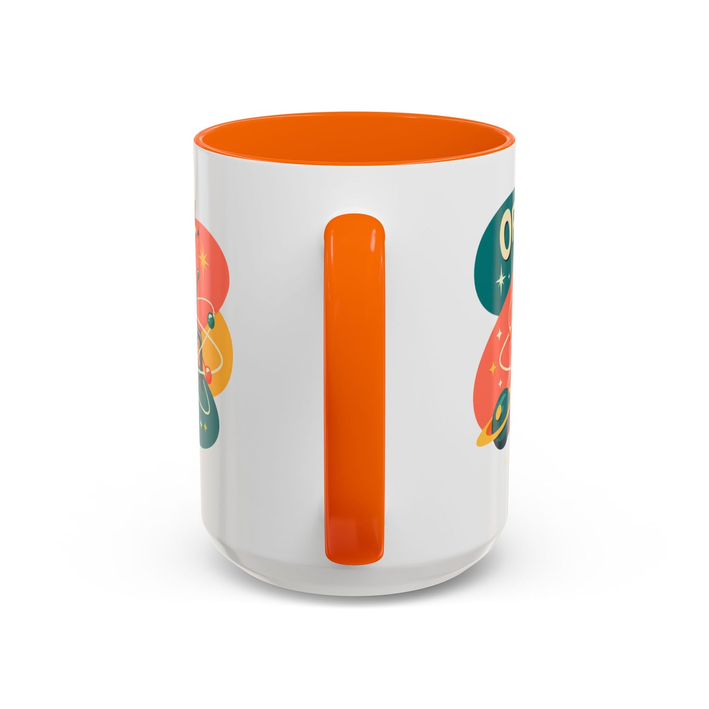 Orbital Brew Coffee Mug - Retro Space Coffee Pot Accent Mug (11/15oz)